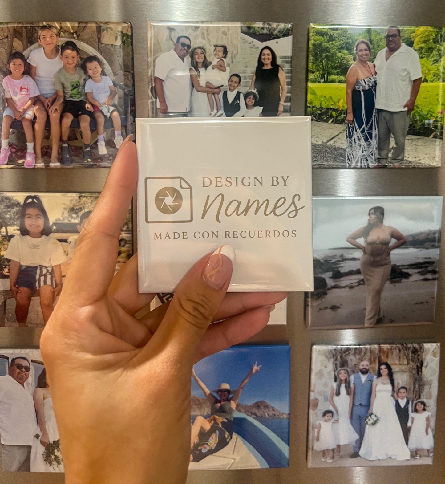 Personalized Photo Magnets | Custom 3x3 Picture Magnets set | Home Decor Gift